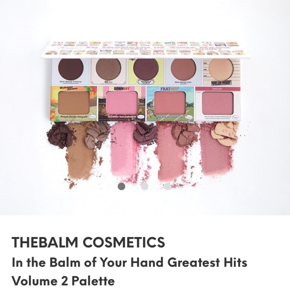 theBalm Cosmetics Greatest Hits Volume 2 Palette